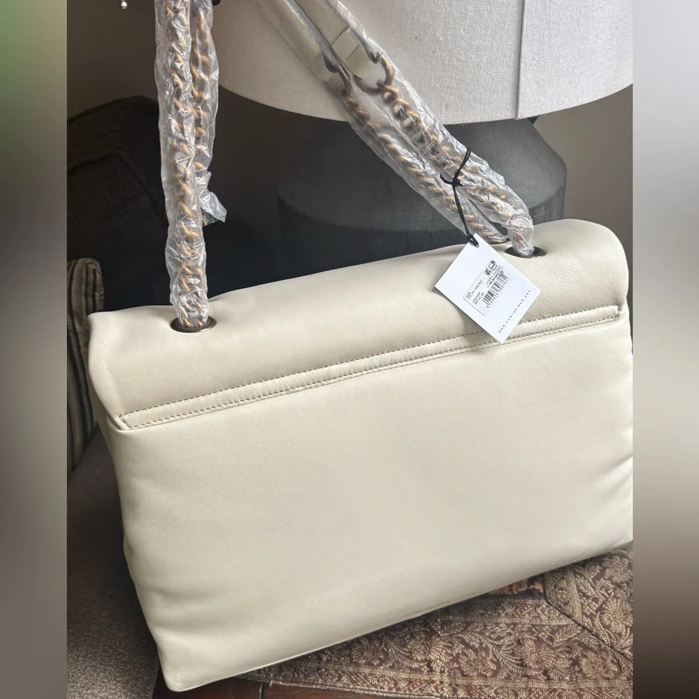 Authentic KURT GEIGER XL Pillow leather flap magnetic  shoulder bag - Picture 11 of 15